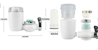 خانه فیلتر آب پلاستیکی شفاف 10 اینچی که در تصفیه کننده آب تجاری استفاده می شود