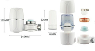 خانه فیلتر آب پلاستیکی شفاف 10 اینچی که در تصفیه کننده آب تجاری استفاده می شود