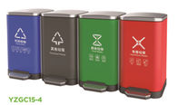 OEM Mute Sustainable 15L سطل زباله آشپزخانه با پدال پا