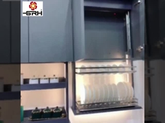 عمده فروشی لوازم خانگی کابینت آشپزخانه بالابر عمودی سبزیجات و میوه ها سبد بلند کردن اتوماتیک