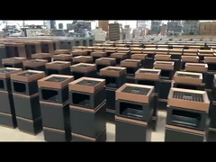 سطل زباله های بازیافتی 27L در فضای باز