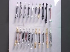 دستگیره کشویی کروم باستانی آلومینیوم و SUS دکوراسیون لوکس هتل بزرگ دستگیره درب چوبی جامد