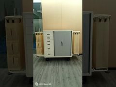 پلاستیک ABS ساخته شده - در میز آشپزخانه سطل زباله زندگی طولانی کار رنگ آبی خاکستری