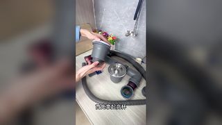 زهکش سینک آشپزخانه ضد گرفتگی و ضد بو لوله تخلیه، سینک ظرفشویی یک نفره و دوتایی