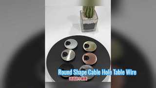 جعبه روکش سیم میز سوراخ کابل گرد مبلمان اداری میز کامپیوتر سیم کابل گرو