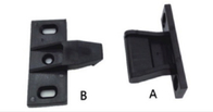 اتصالات سخت افزاری برای قفسه پلاستیکی نگهدارنده گیره دوشاخه برای مبلمان پانلی