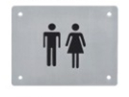 علامت تشخیص لمس نابینا برایل نشانه های توالت برای هتل