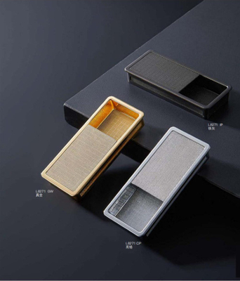 فروش داغ بزرگ آلیاژ روی سیاه صنعتی پنهان کابینت Recessed دستگیره برای جعبه ابزار