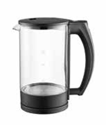 1.8L شیشه گرم کتری الکتریکی با نور آبی جوش به طور خودکار عملکرد برق خاموش