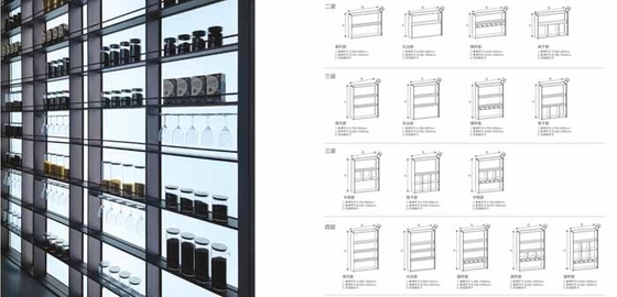مبلمان اتاق خواب اتاق نشیمن کابینت های ذخیره سازی