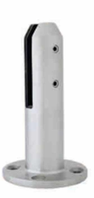 فولاد ضد زنگ قابل تنظیم دوپکس مربع پایه صفحه شیشه ای Spigot برای استخر حصار Balustrades دستگیره ها