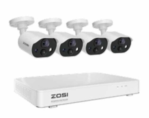 4ch 8ch سیستم دوربین وای فای 3mp کیت های بی سیم دوربین IP امنیت