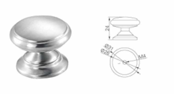 فولاد ضد زنگ 304 دکمه توپ برای مبلمان کابینت درب کشو 25mm 30mm گل رز جداگانه آشپزخانه اتاق خواب لباسشویی هتل اتاق نشیمن