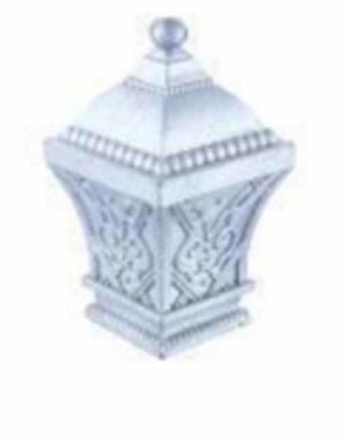 100x100 یا 4x4 اینچ آلومینیوم حصار پست کاپ تزئینی Die Cast Post Cap