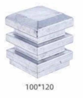 100x100 یا 4x4 اینچ آلومینیوم حصار پست کاپ تزئینی Die Cast Post Cap