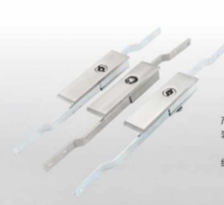 قفل درب کابینت الکتریکی اتصال قفل کنترل میله پوشانده با پودر سیاه