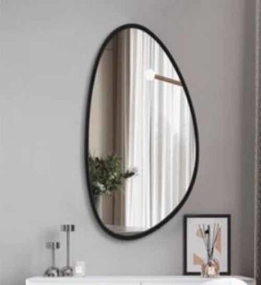 Irregularity Pink Vanity Mirror Fashion Princess Cloud Makeup Mirror Daily Makeup Korean INS Hanging Mirror