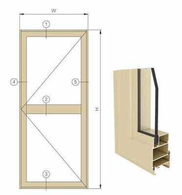 Australian Standards Container House Melbourne Double Glazed Windows Aluminium Sliding Windows