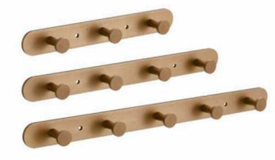 Solid Stainless Steel 304 Clothes Hook Kitchen and Bathroom Hardware Accessories Row Hook Black Satin Manufacturers Wholesale