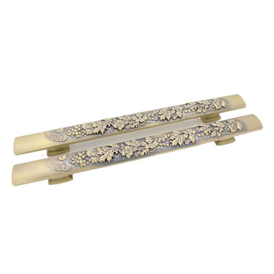 Rust-Proof Aluminum Alloy Cabinet Pulls Surface-Mounted Drawer Handles with Self-Tapping Screws for Kitchen Wardrobe