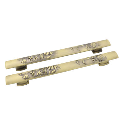 Rust-Proof Aluminum Alloy Cabinet Pulls Surface-Mounted Drawer Handles with Self-Tapping Screws for Kitchen Wardrobe