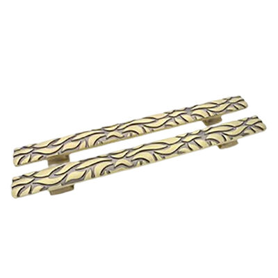 Rust-Proof Aluminum Alloy Cabinet Pulls Surface-Mounted Drawer Handles with Self-Tapping Screws for Kitchen Wardrobe