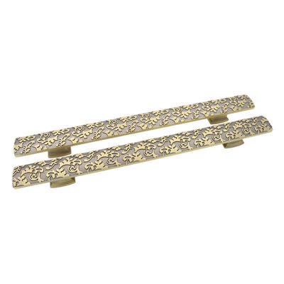 Rust-Proof Aluminum Alloy Cabinet Pulls Surface-Mounted Drawer Handles with Self-Tapping Screws for Kitchen Wardrobe