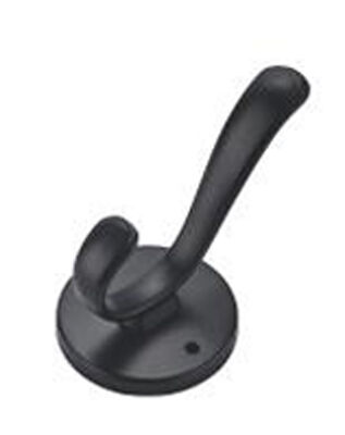 GRH Zinc Alloy Bathroom Bedroom Living Room Hanging Hook Double Modern Hanger Wall Clothes Hook
