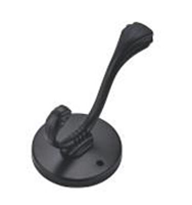 GRH Zinc Alloy Bathroom Bedroom Living Room Hanging Hook Double Modern Hanger Wall Clothes Hook