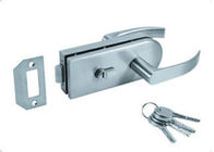 قفل درب شیشه ای استیل ضد زنگ با کلید، دستگیره درب شیشه ای کشویی