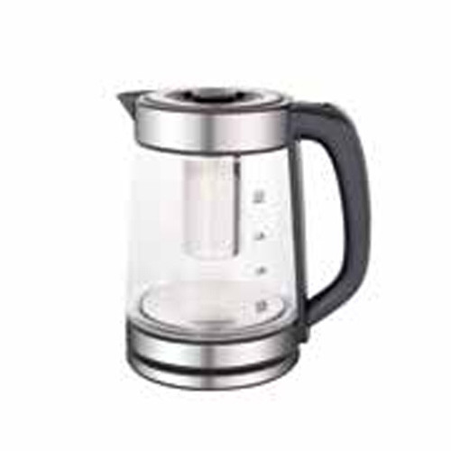 1.8L شیشه گرم کتری الکتریکی با نور آبی جوش به طور خودکار عملکرد برق خاموش