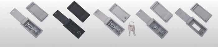 Easy Installation Zinc Alloy Multi-point Panel Door Lock For Electrical Cabinet Distribution Box Panel Board