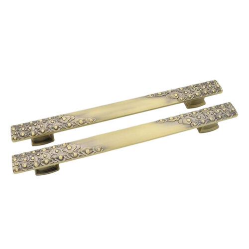 Rust-Proof Aluminum Alloy Cabinet Pulls Surface-Mounted Drawer Handles with Self-Tapping Screws for Kitchen Wardrobe