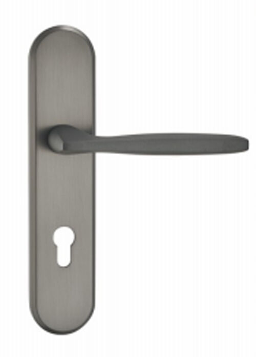 British Modern Split Lock, Zinc Alloy Grey Handle Door Lock, Bedroom Interior Lock, Wooden Door, Silent Lock