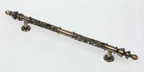 دسته‌های سخت‌افزاری لوکس سبک مبلمان به شکل گل توخالی با روکش طلا 24 عیار