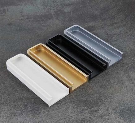 دستگیره های پوشیده آلومینیومی برای کابینت کمد با ظاهر شفاف