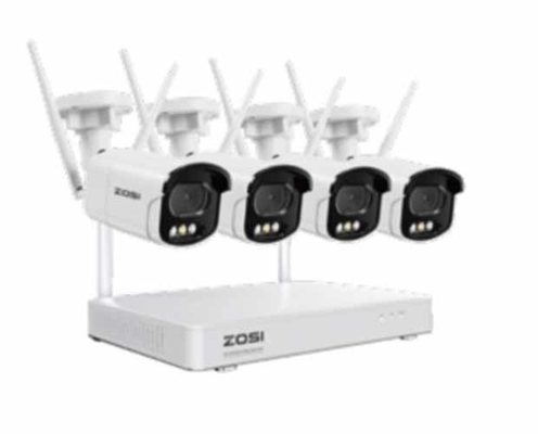 4ch 8ch سیستم دوربین وای فای 3mp کیت های بی سیم دوربین IP امنیت