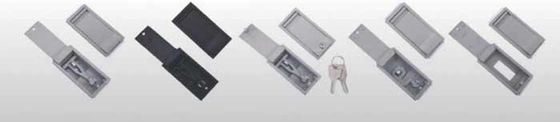 آسان نصب آلیاژ روی چند نقطه پنل قفل درب برای کابینت برق صندوق توزیع پنل