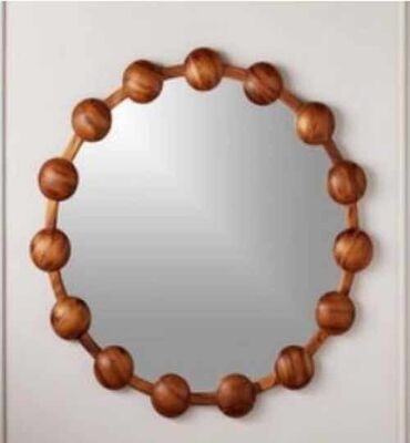 نامنظمیت رنگ صورتی آینه فشن پرنسس ابر آرایش آینه آرایش روزانه کره ای INS آینه آویزان