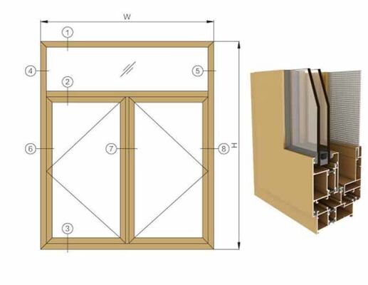 پروفایل آلومینیوم با کیفیت بالا برای درب ها و پنجره ها، پروفایل های آلومینیوم سفارشی چین، تامین کنندگان پروفایل های درب آلومینیوم