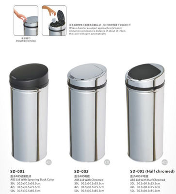 سطل زباله آشپزخانه خانگی ضد آب سطل زباله با سنسور القایی 24 لیتری